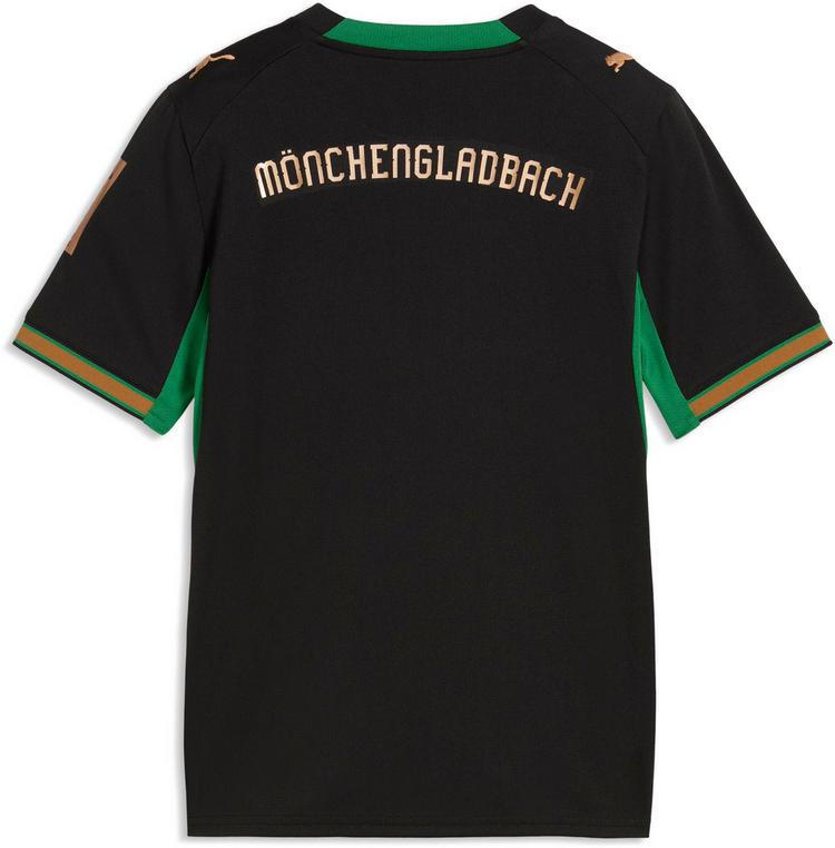 PUMA PUMA Borussia M&ouml;nchengladbach 26-27 Ausw&auml;rts Teamtrikot Kinder - puma black-archive green - 0 | SportScheck