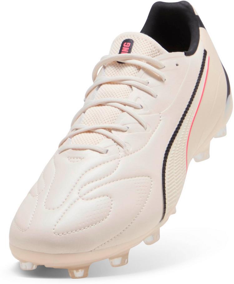 PUMA PUMA KING 20 MATCH FGAG Fu&szlig;ballschuhe Herren - sugared almond-puma black-ultra red - 0 | SportScheck