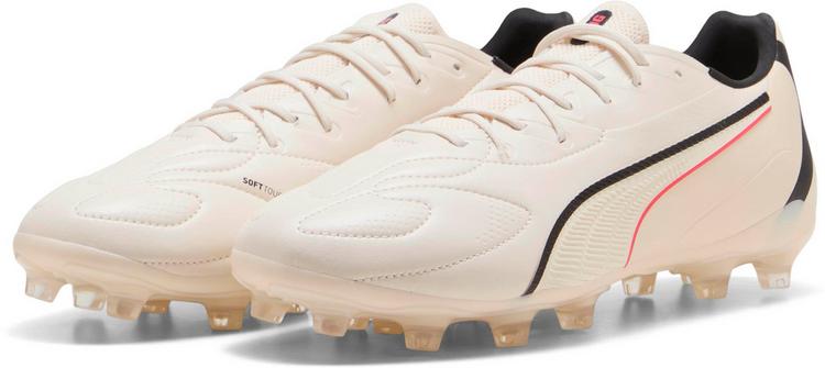 PUMA PUMA KING 20 MATCH FGAG Fu&szlig;ballschuhe Herren - sugared almond-puma black-ultra red - 2 | SportScheck