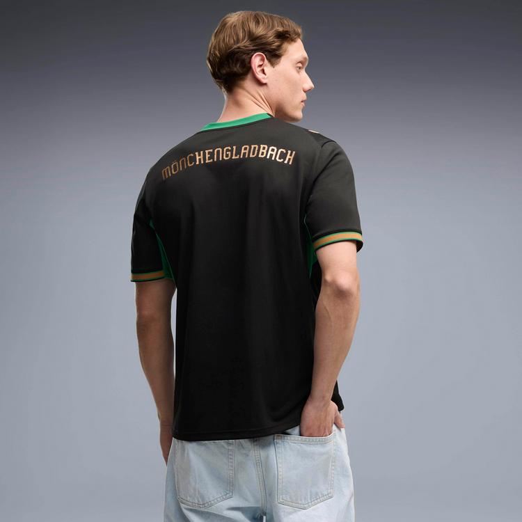 PUMA PUMA Borussia M&ouml;nchengladbach 26-27 Ausw&auml;rts Teamtrikot Herren - puma black-archive green - 1 | SportScheck