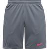 Nike M NK DF STRK SHORT KZ Fu&szlig;ballshorts Herren - smoke grey-black-hot punch-hot punc