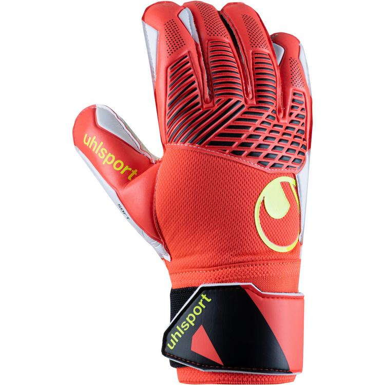 Uhlsport Uhlsport Fangmaschine Soft Pro Torwarthandschuhe - fluo rot-wei&szlig;-fluo gelb - 0 | SportScheck