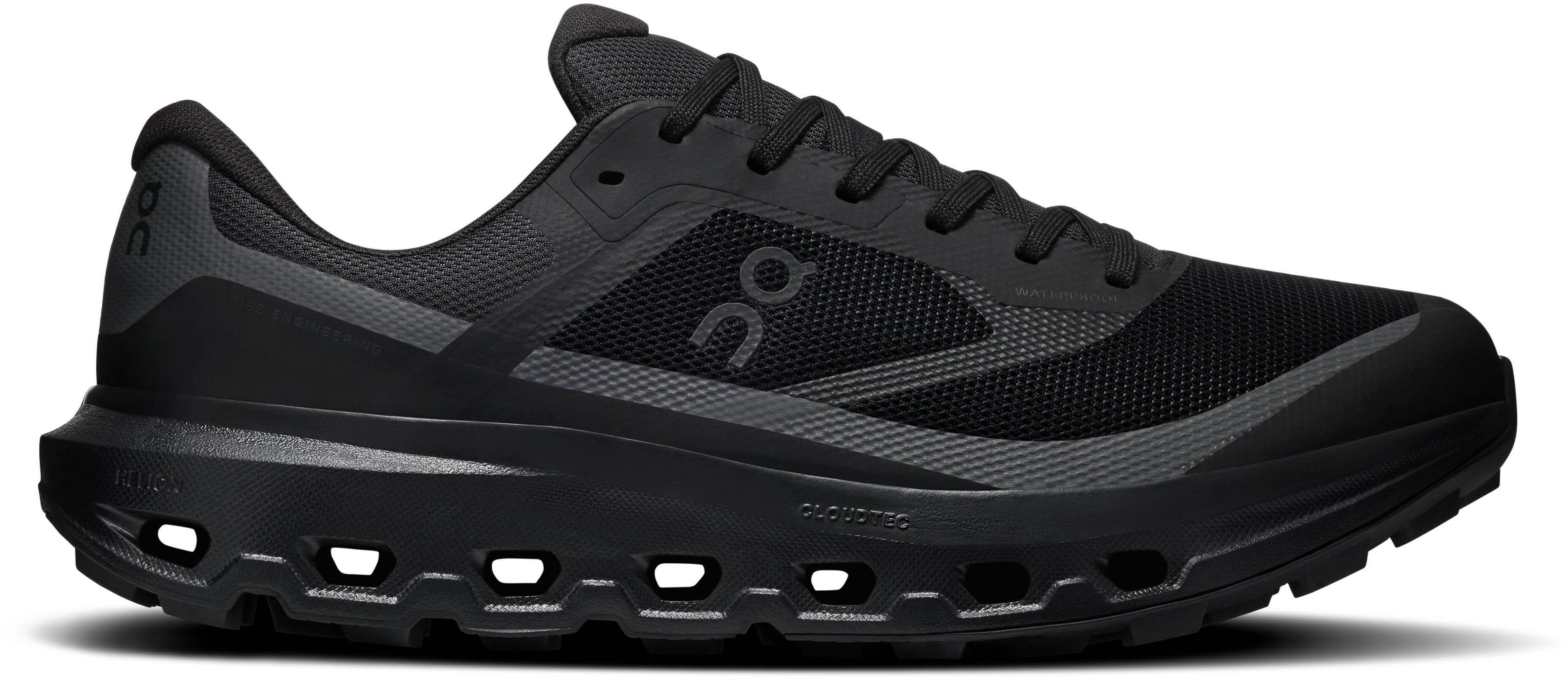 On Herren Schwarz Cloudvista 3 Waterproof Laufschuhe - Größe Größe 42 1/2