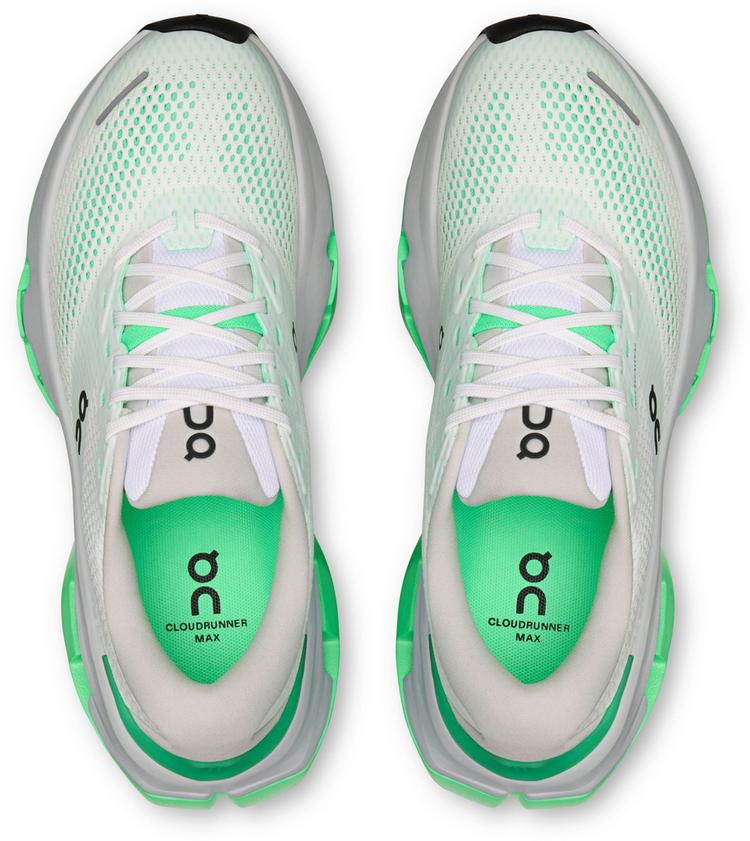 On On Cloudrunner 3 Max Laufschuhe Damen - white-verdite - 0 | SportScheck