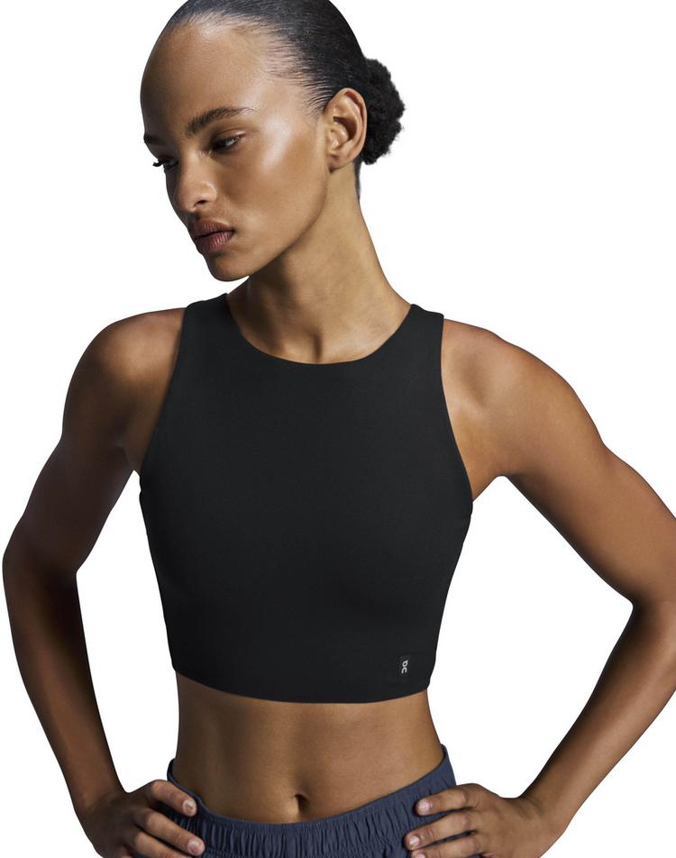 On On Core 2-in-1 Crop Croptop Damen - black - 2 | SportScheck