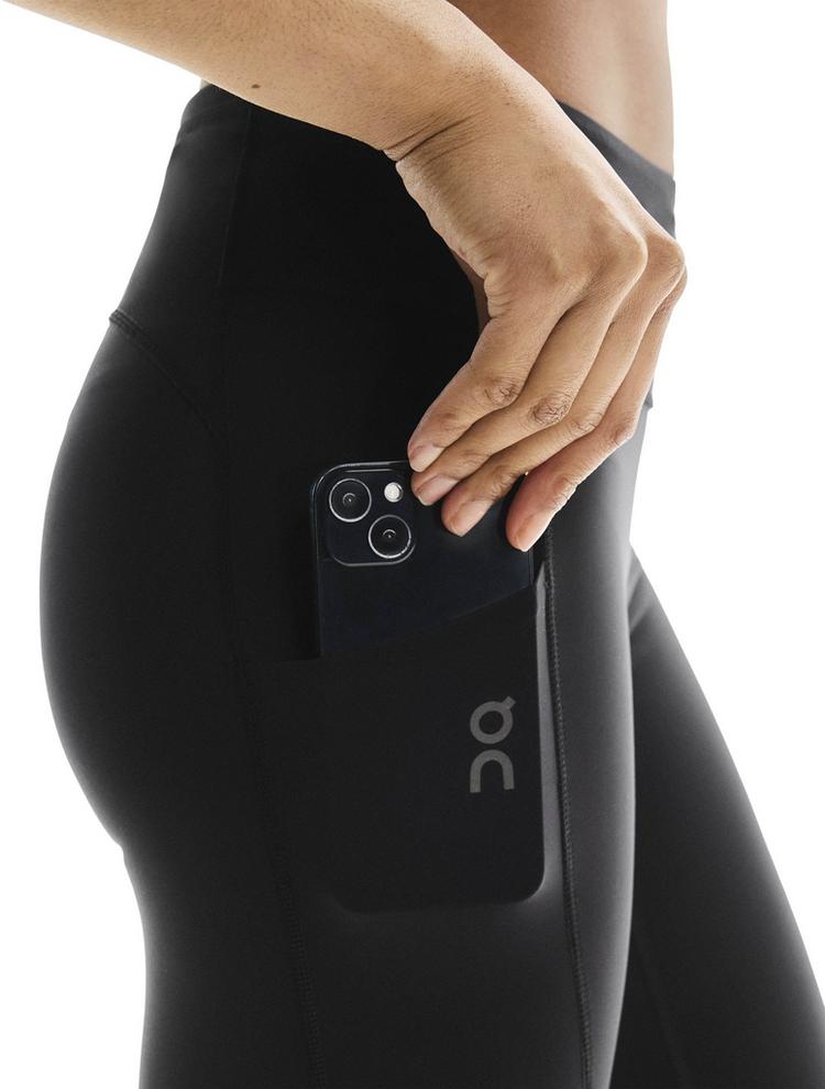 On On Performance Tights 7-8 Lauftights Damen - black - 5 | SportScheck