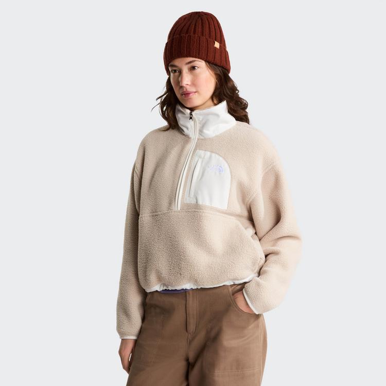 The North Face The North Face YUMIORI OFF PEAK Fleecepullover Damen - timeless taupe-white du - 0 | SportScheck