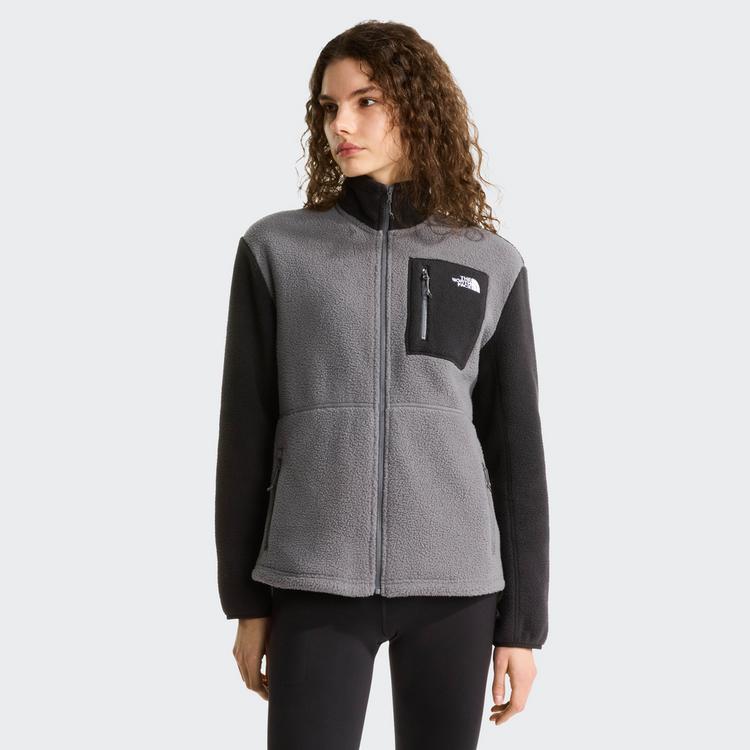 The North Face The North Face YUMIORI Fleecejacke Damen - smoked pearl-tnf black - 0 | SportScheck