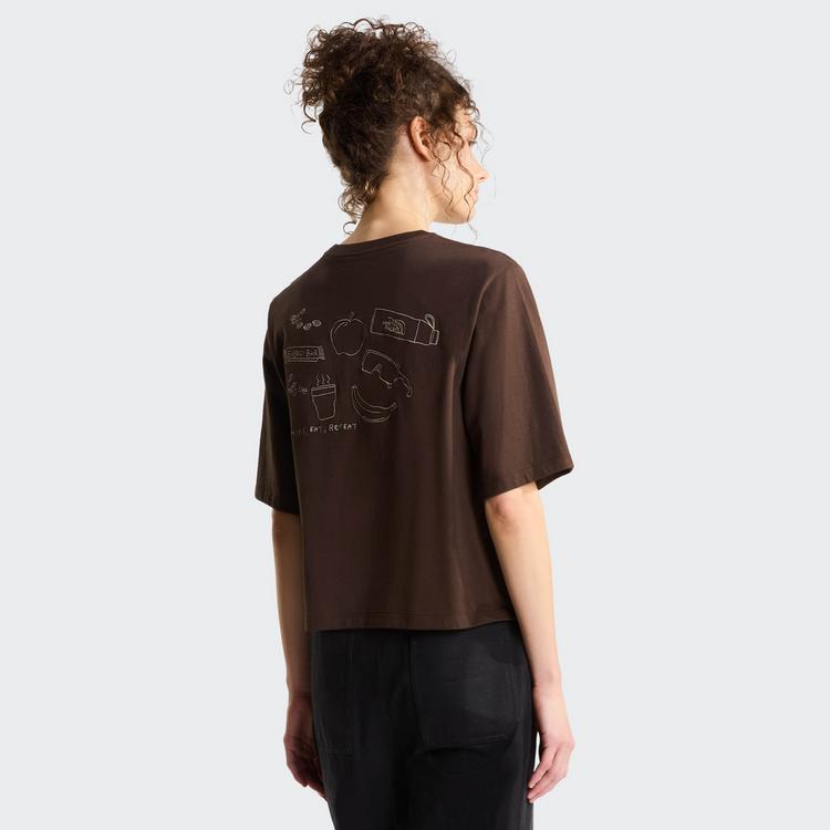 The North Face The North Face Hike Picnic Boxy T-Shirt Damen - dark chestnut - 1 | SportScheck