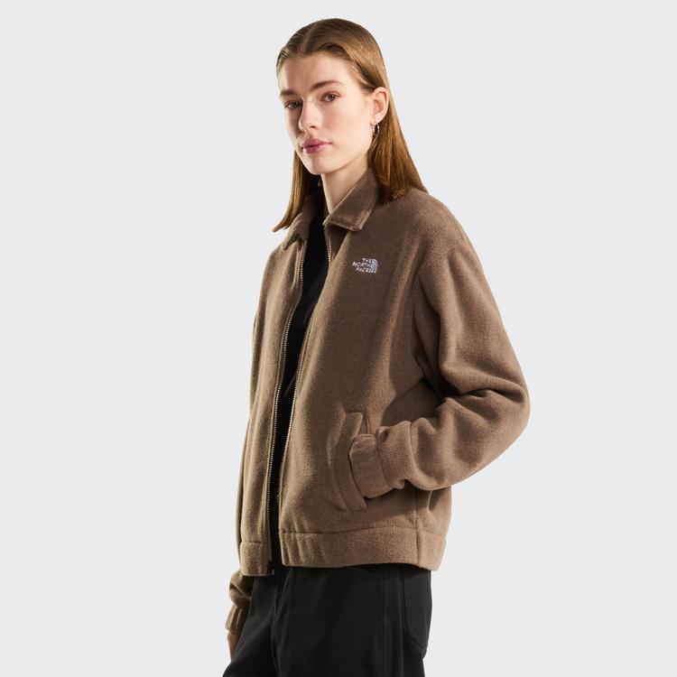 The North Face The North Face Fleece Collared Fleecejacke Damen - garnet black heather - 2 | SportScheck