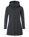 VAUDE Tinshan III Wollmantel Damen - phantom black