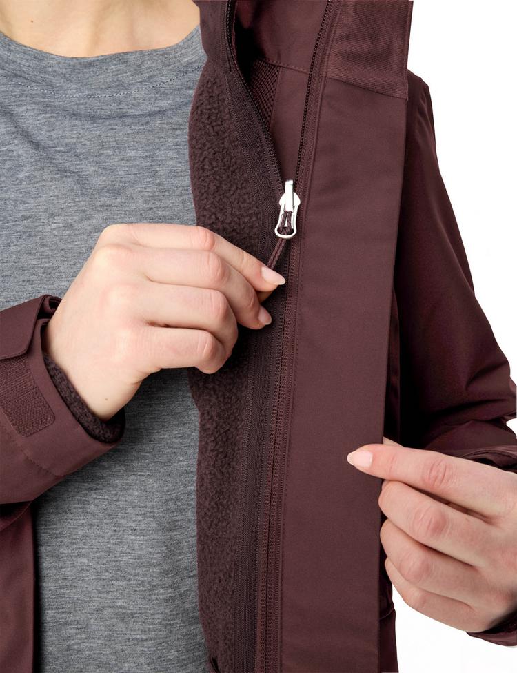 VAUDE VAUDE Idris 3in1 IV Parka Damen - dark oak uni - 2 | SportScheck