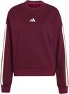adidas 3S Sweatshirt Damen - maroon-ivory