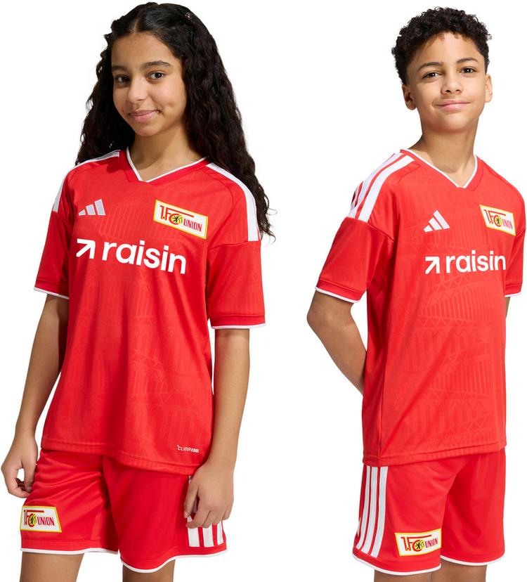 adidas adidas 1. FC Union Berlin 26-27 Heim Teamtrikot Kinder - vivred-white - 0 | SportScheck