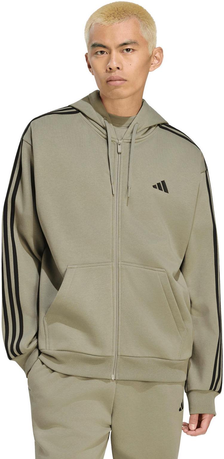 adidas adidas 3S Kapuzenjacke Herren - silver pebble-black - 0 | SportScheck