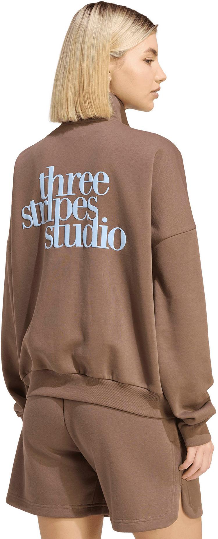 adidas adidas Studio Pack Sweatjacke Damen - earth strata - 1 | SportScheck