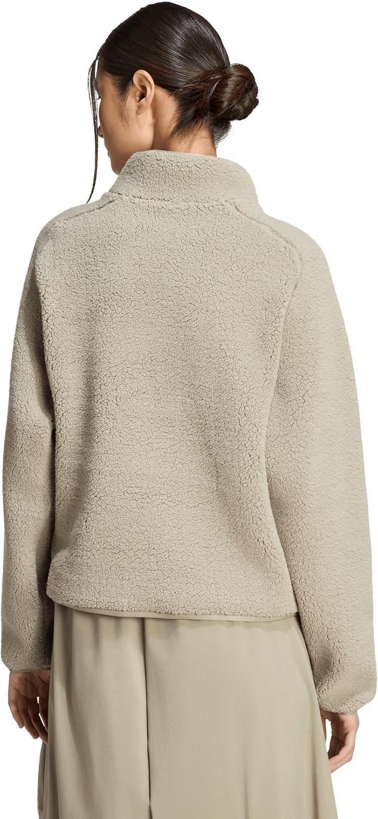 adidas adidas City Tech Fleeceshirt Damen - silver pebble - 1 | SportScheck