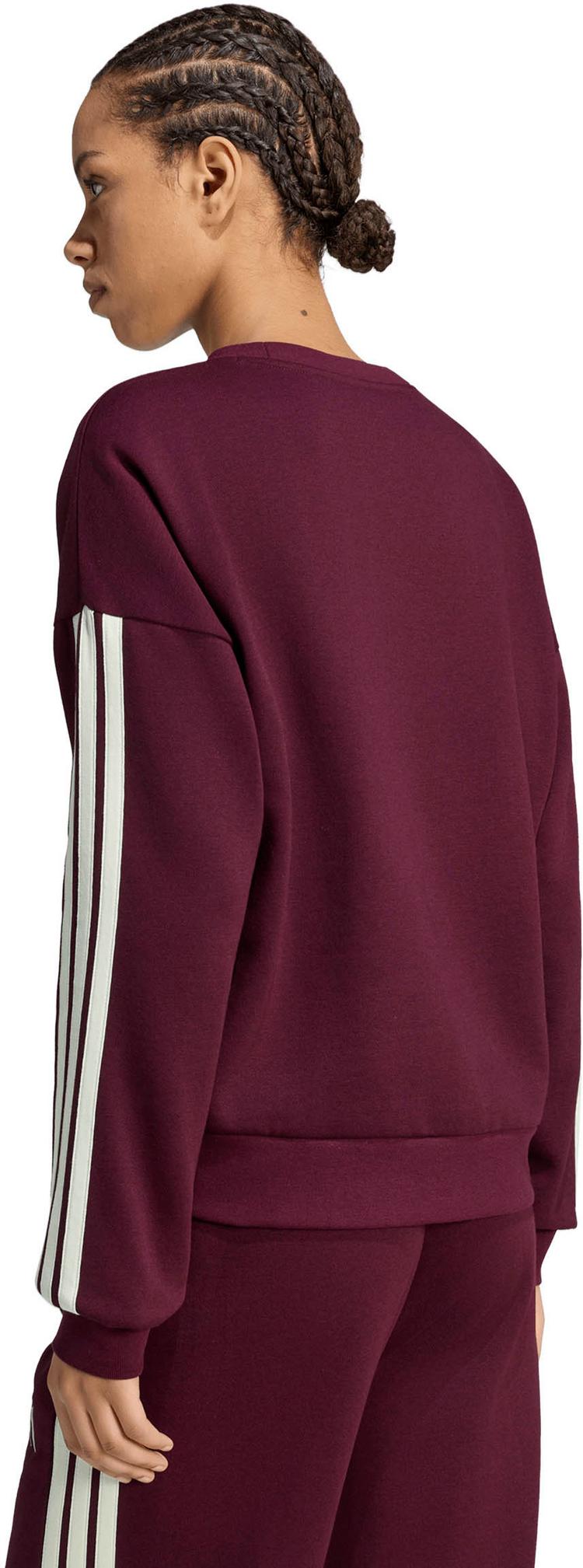 adidas adidas 3S Sweatshirt Damen - maroon-ivory - 1 | SportScheck