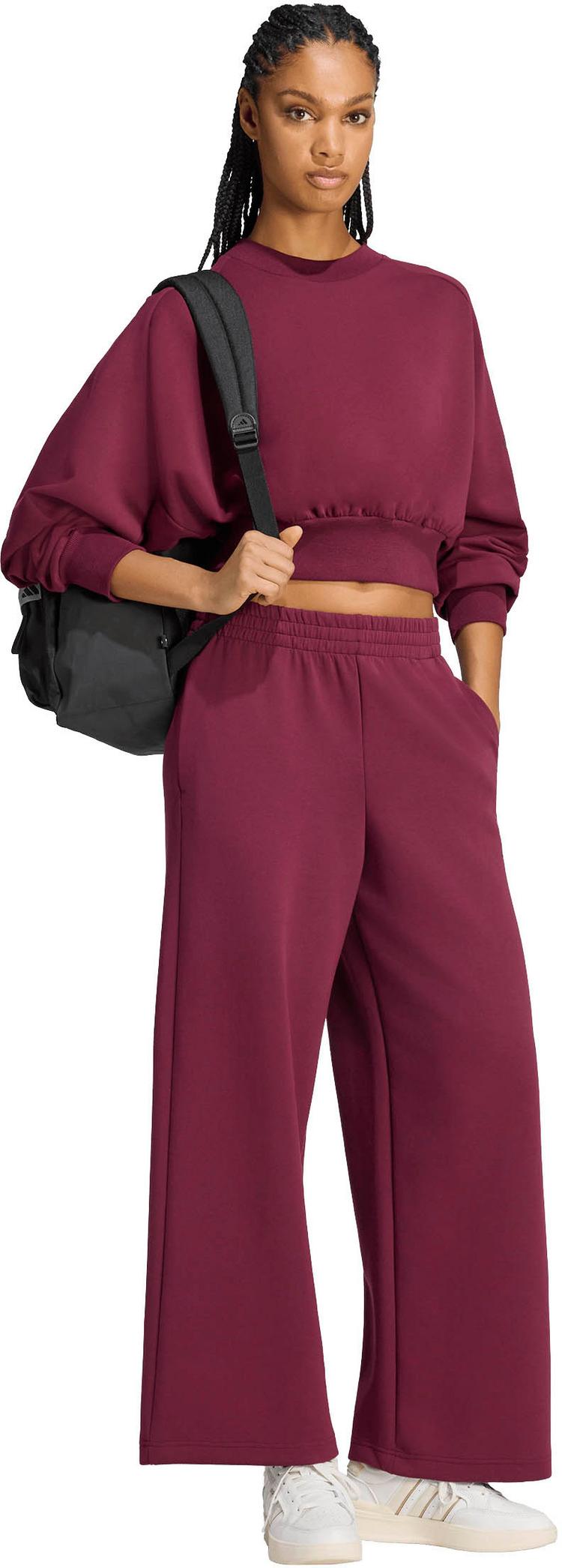 adidas adidas Soft Lux Sweathose Damen - maroon - 2 | SportScheck