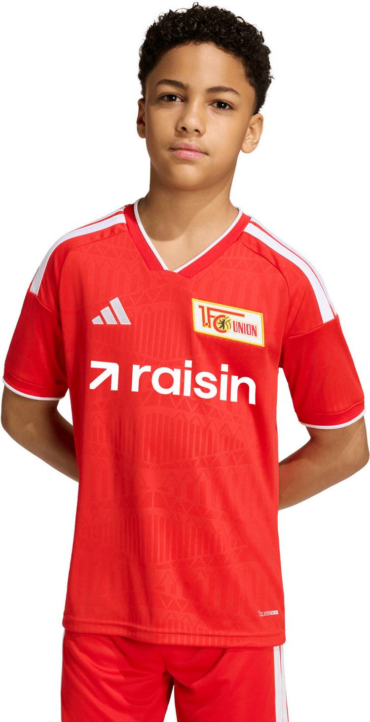 adidas adidas 1. FC Union Berlin 26-27 Heim Teamtrikot Kinder - vivred-white - 2 | SportScheck