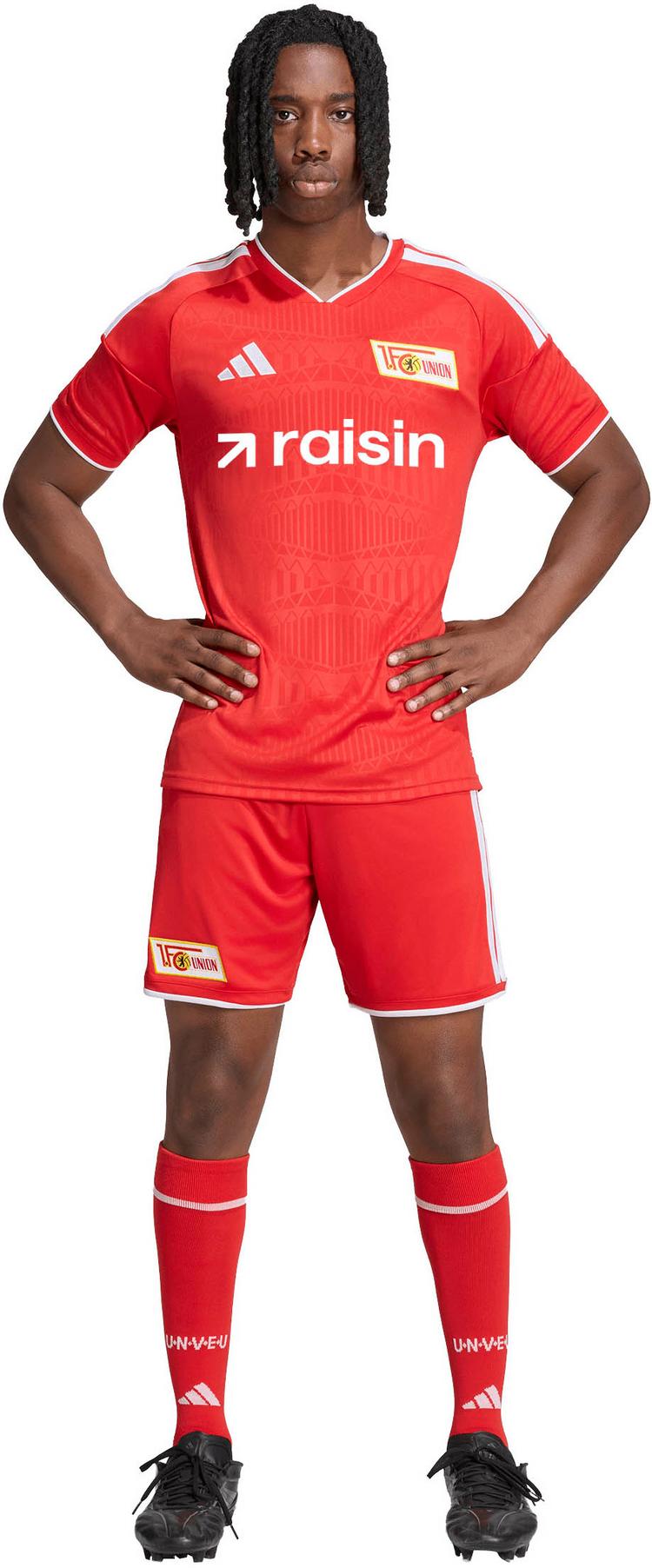 adidas adidas 1. FC Union Berlin 26-27 Heim Teamtrikot Herren - vivred-white - 3 | SportScheck