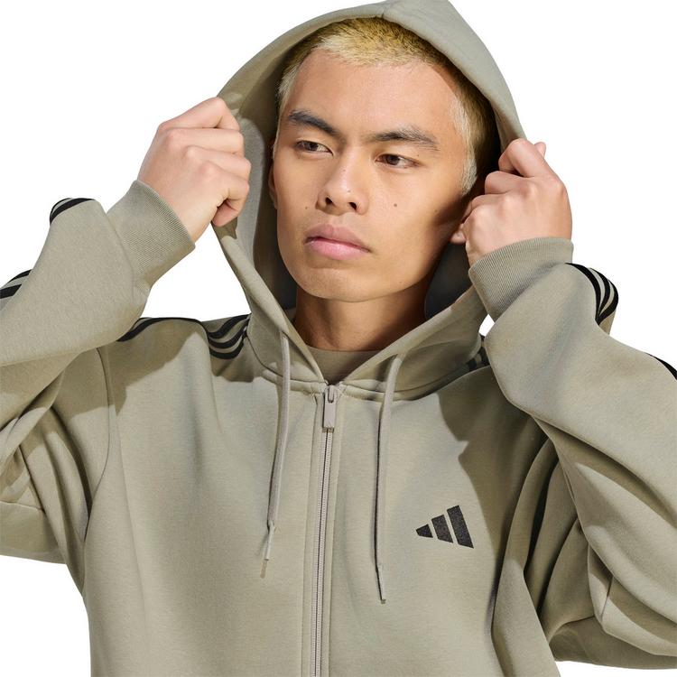 adidas adidas 3S Kapuzenjacke Herren - silver pebble-black - 3 | SportScheck