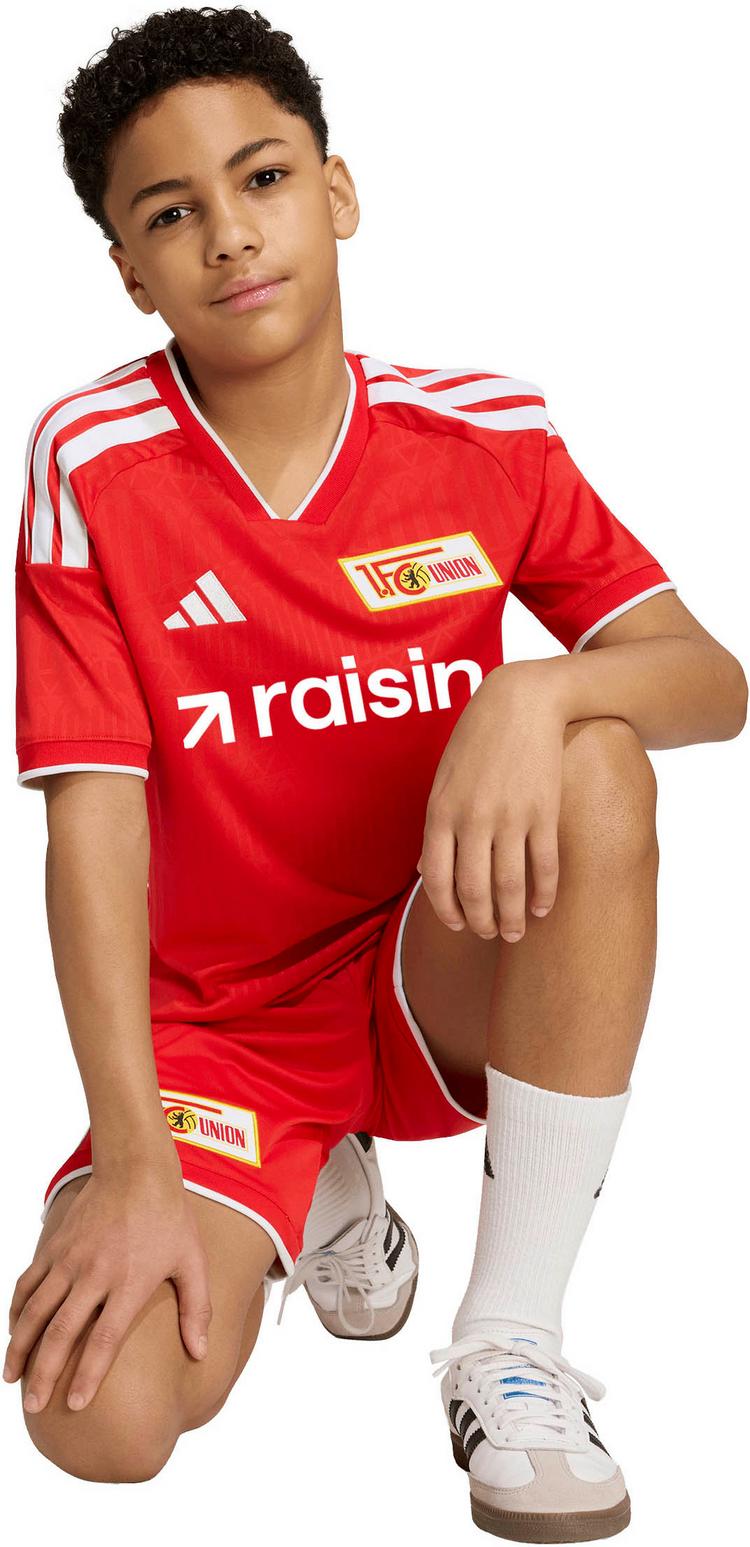 adidas adidas 1. FC Union Berlin 26-27 Heim Teamtrikot Kinder - vivred-white - 4 | SportScheck