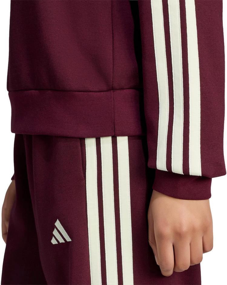 adidas adidas 3S Sweatshirt Damen - maroon-ivory - 4 | SportScheck