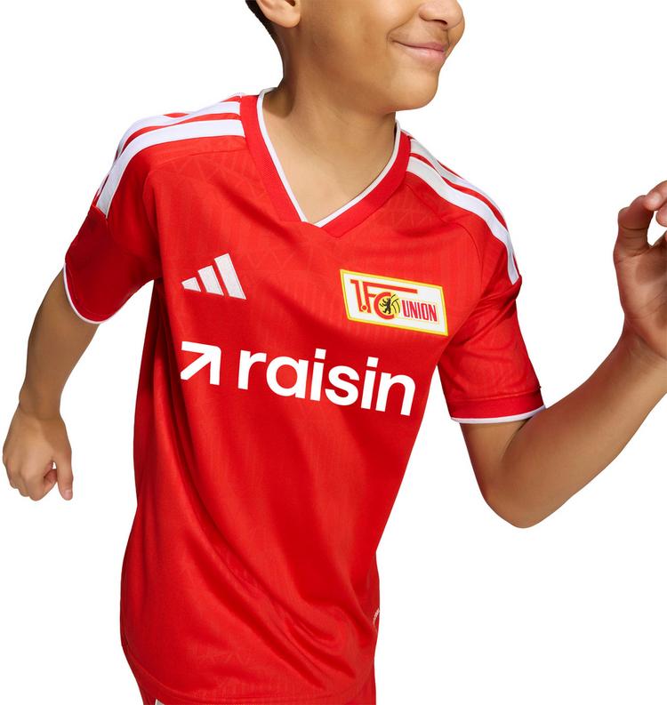 adidas adidas 1. FC Union Berlin 26-27 Heim Teamtrikot Kinder - vivred-white - 5 | SportScheck