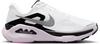 Nike STRUCTURE PLUS Laufschuhe Damen - white-metallic silver-black