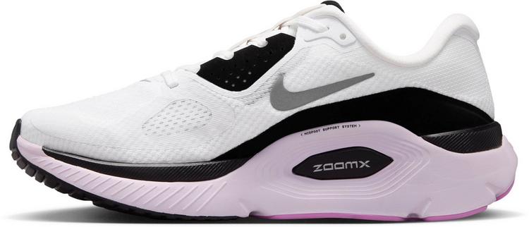 Nike Nike STRUCTURE PLUS Laufschuhe Damen - white-metallic silver-black - 0 | SportScheck