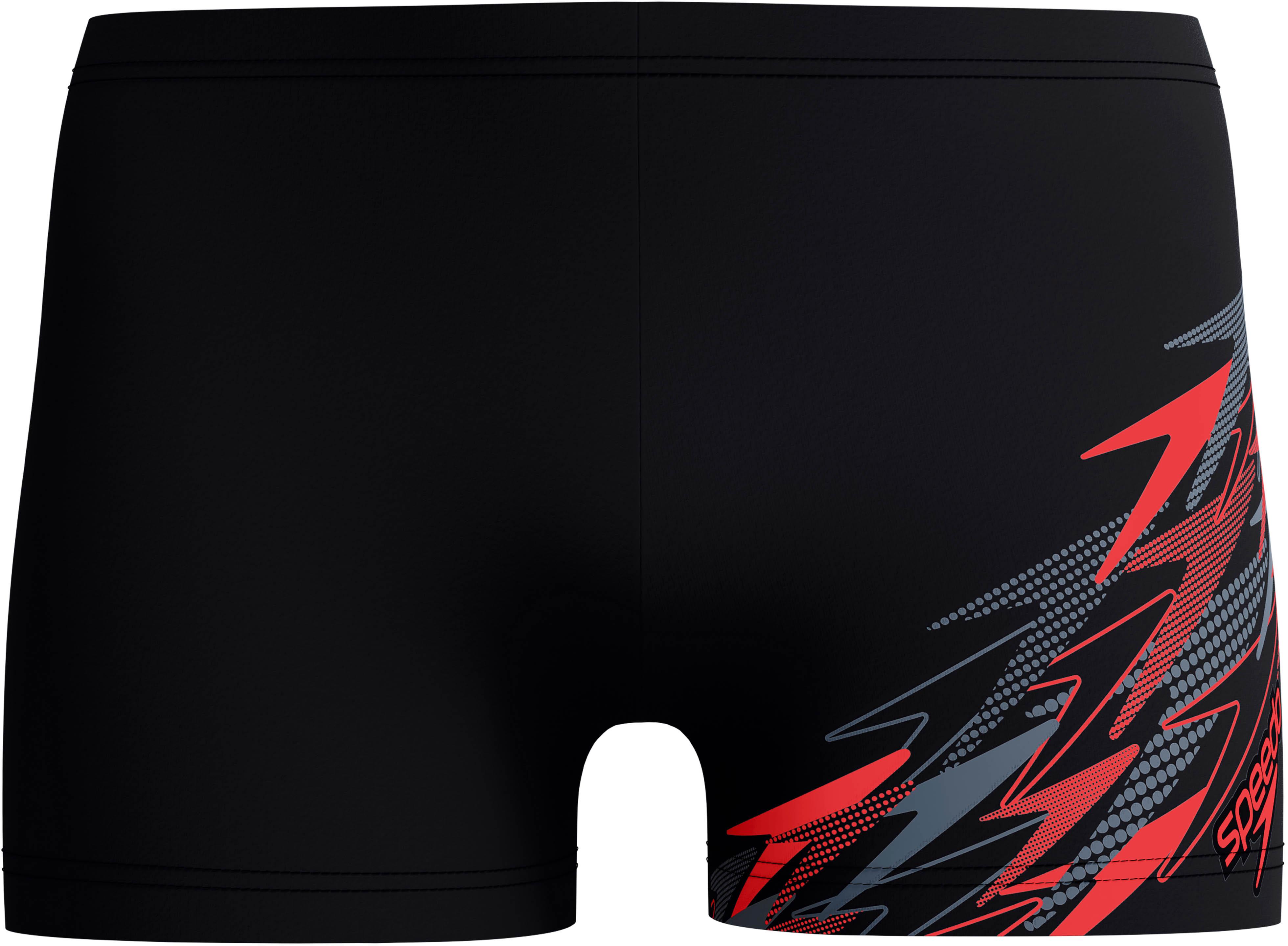 Speedo Medley Logo Aquashort Black/Red Xl - Uk38 - Bild 3