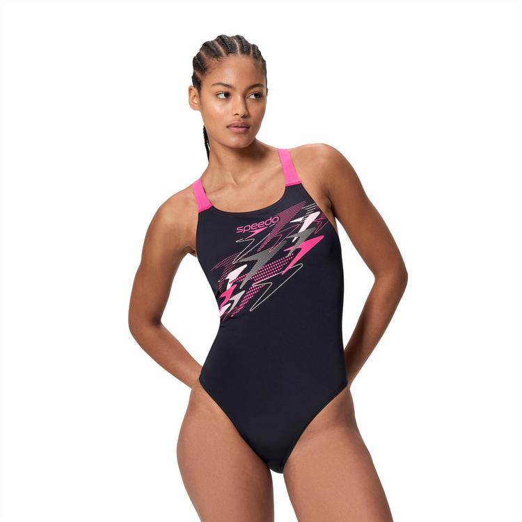 SPEEDO SPEEDO Badeanzug Damen - blk-pnk - 0 | SportScheck