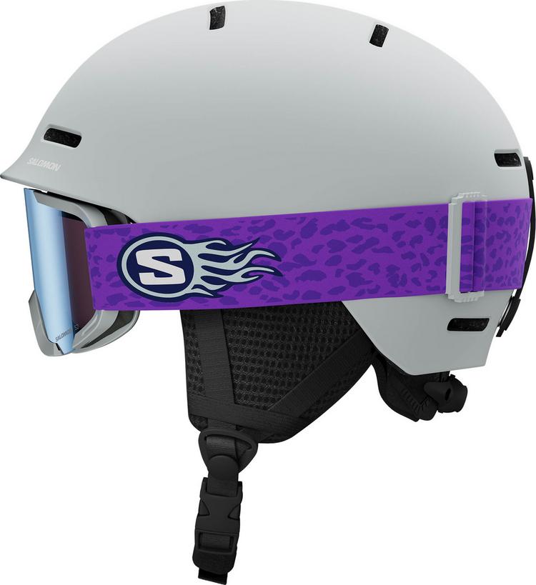 Salomon Salomon PLAYER COMBO Helm Kinder - ice flow - 0 | SportScheck