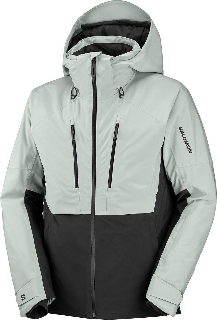 Salomon Salomon BRILLIANT Skijacke Herren - wrought iron-deep black - 0 | SportScheck