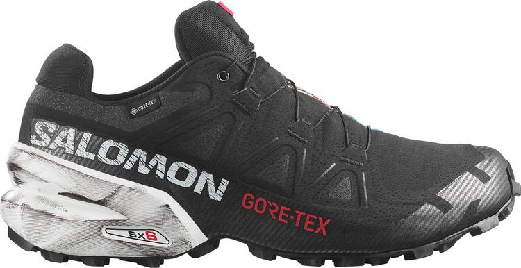 Salomon Salomon SPEEDCROSS 6 GTX Laufschuhe Damen - black-white-fiery red - 0 | SportScheck