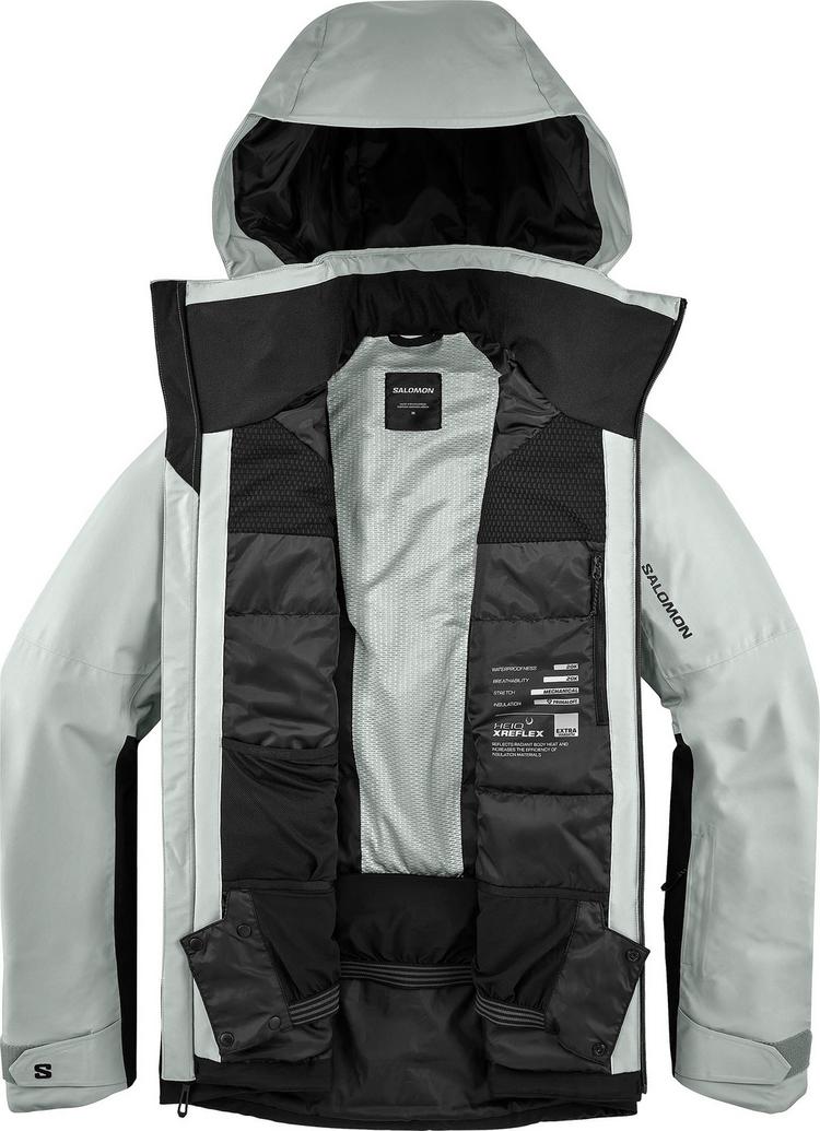 Salomon Salomon BRILLIANT Skijacke Herren - wrought iron-deep black - 0 | SportScheck