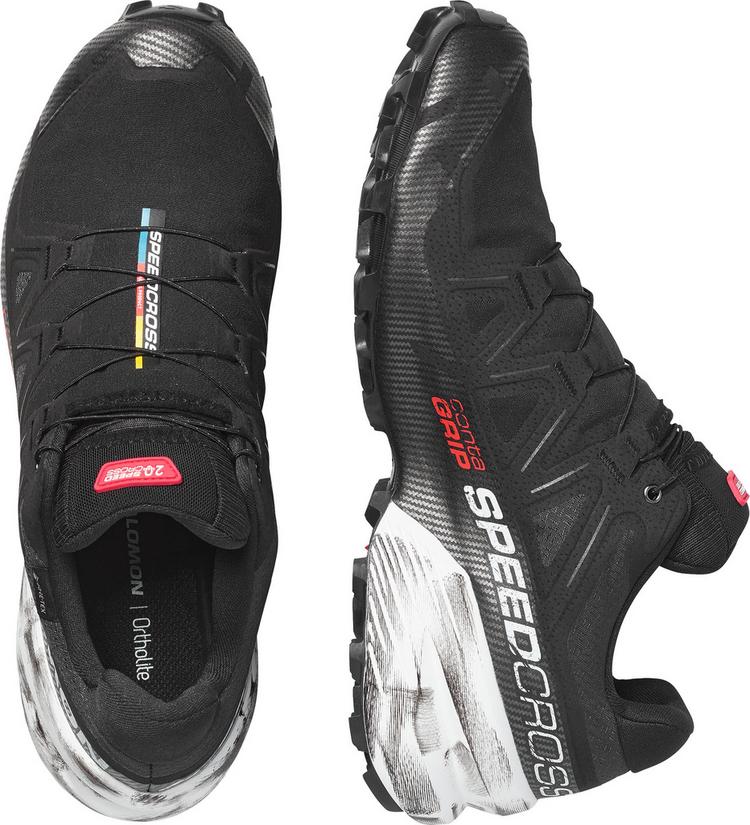 Salomon Salomon SPEEDCROSS 6 GTX Laufschuhe Damen - black-white-fiery red - 0 | SportScheck
