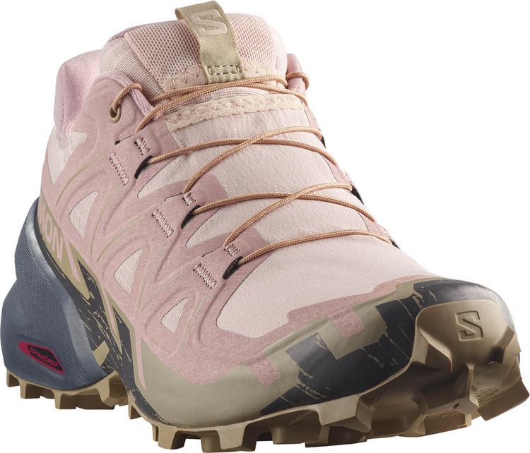 Salomon Salomon SPEEDCROSS 6 Laufschuhe Damen - tapioca-shadow gray-slate green - 2 | SportScheck