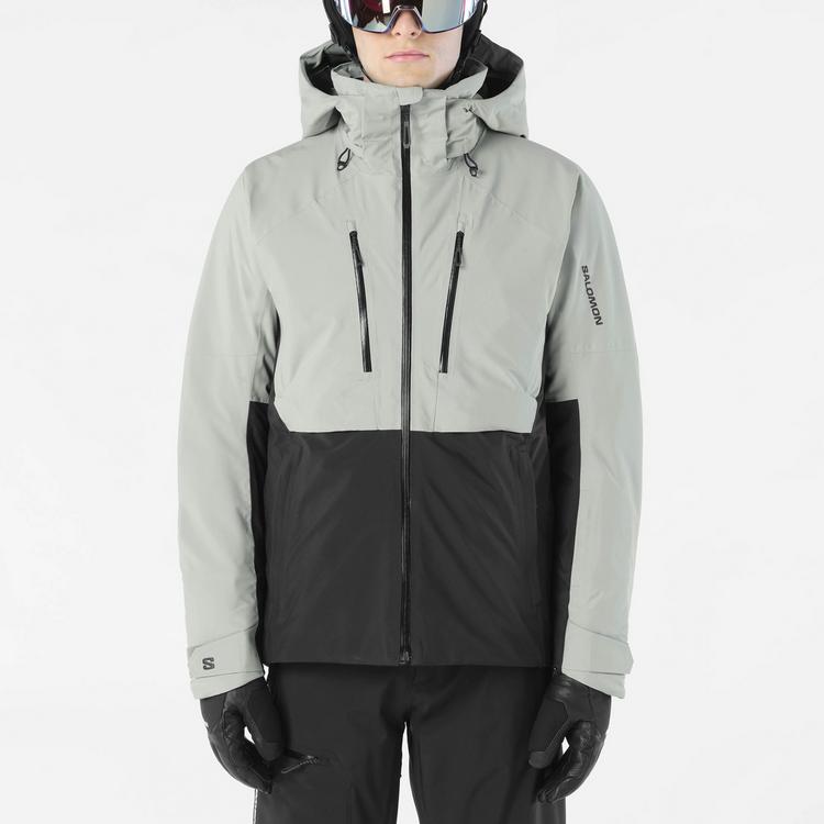 Salomon Salomon BRILLIANT Skijacke Herren - wrought iron-deep black - 0 | SportScheck