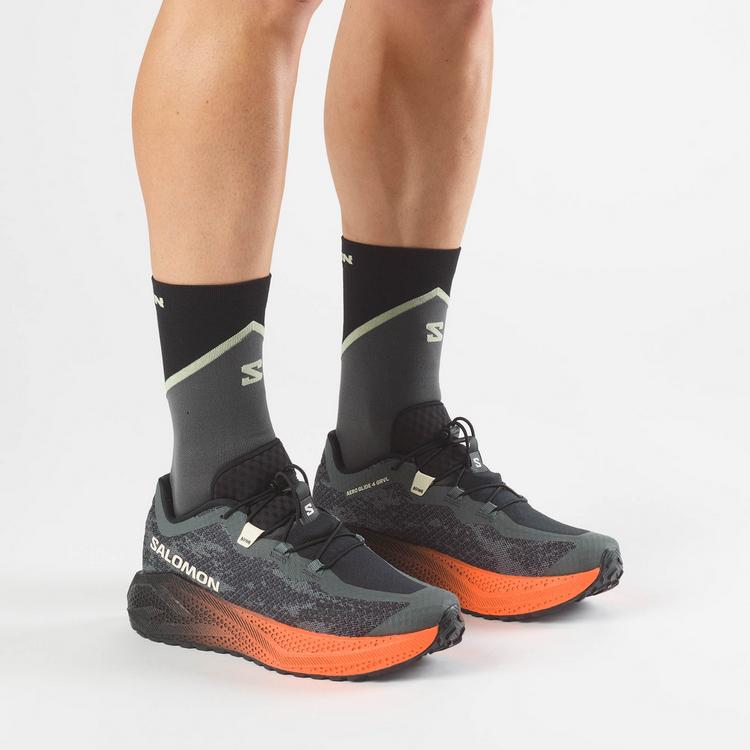 Salomon Salomon AERO GLIDE 4 GRVL Laufschuhe Herren - urban chic-black-lime cream - 0 | SportScheck