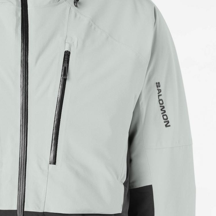 Salomon Salomon BRILLIANT Skijacke Herren - wrought iron-deep black - 4 | SportScheck