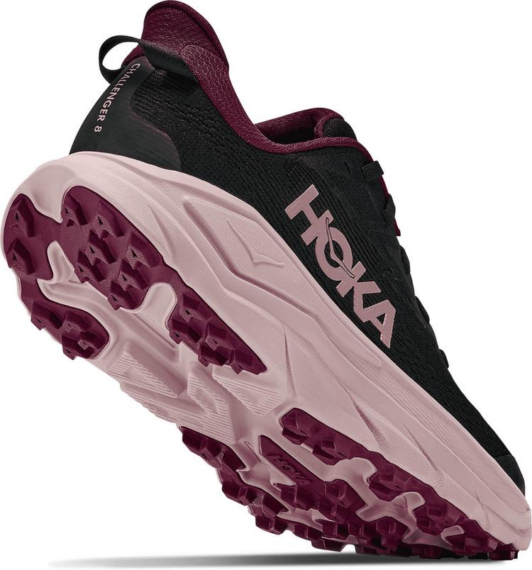 HOKA HOKA W CHALLENGER 8 Laufschuhe Damen - black-pink opal - 5 | SportScheck