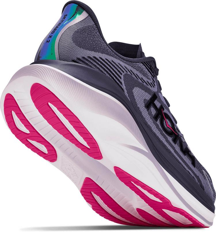 HOKA HOKA SKYWARD X 2 Laufschuhe Damen - squid ink-neon dragonfruit - 5 | SportScheck