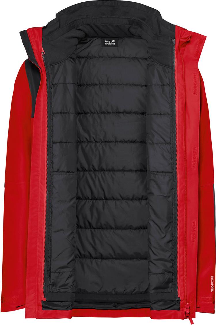 Jack Wolfskin Jack Wolfskin JASPER PRO 3IN1 Doppeljacke Herren - siren red - 0 | SportScheck