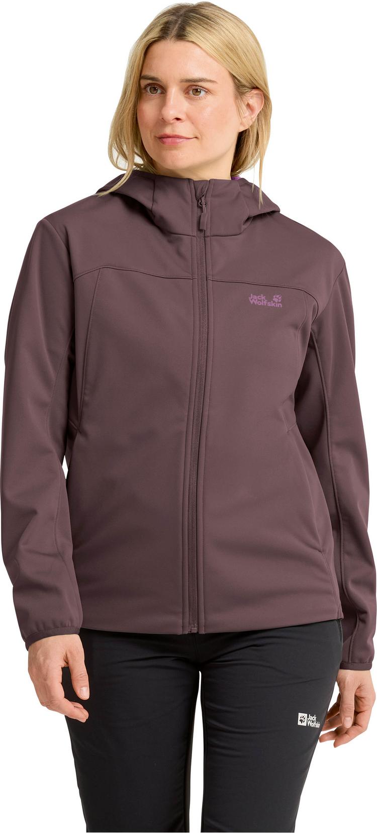Jack Wolfskin Jack Wolfskin WINDHAIN 2 Softshelljacke Damen - sheer plum - 0 | SportScheck
