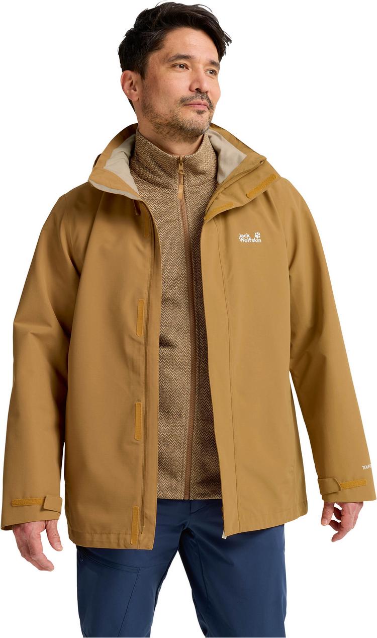 Jack Wolfskin Jack Wolfskin PINETRAIL 3IN1 Doppeljacke Herren - peanut - 0 | SportScheck