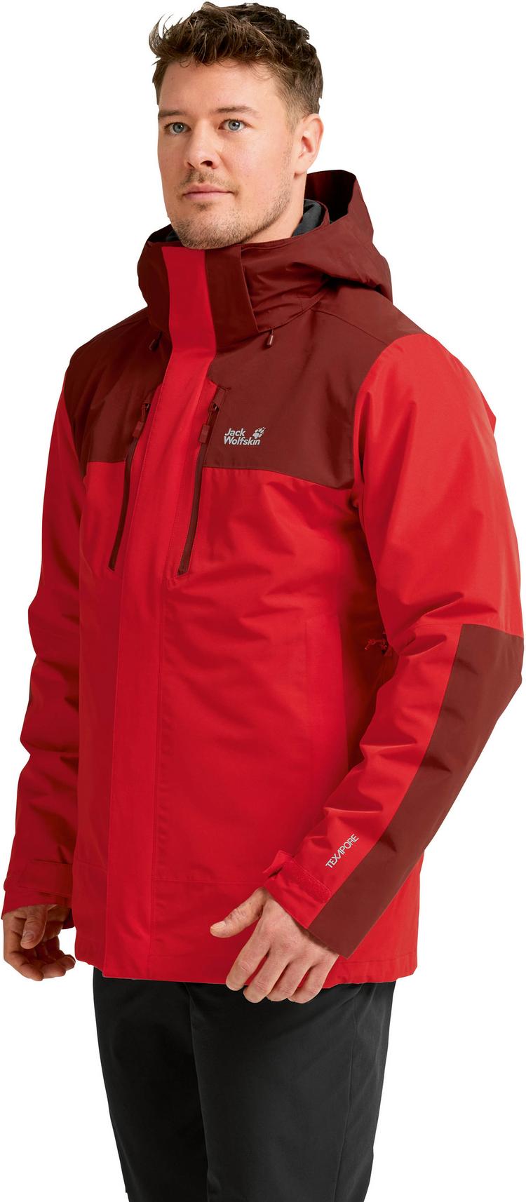 Jack Wolfskin Jack Wolfskin JASPER PRO 3IN1 Doppeljacke Herren - siren red - 2 | SportScheck