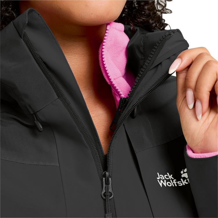 Jack Wolfskin Jack Wolfskin FLEXTRAIL 2L Regenjacke Damen - black - 3 | SportScheck