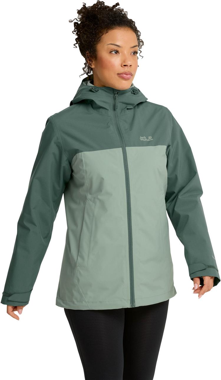 Jack Wolfskin Jack Wolfskin MOONRISE 2 3IN1 Doppeljacke Damen - green zinnia - 2 | SportScheck